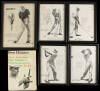 Five Lessons: The Modern Fundamentals of Golf - plus five framed pages from the publication, signed by Hogan