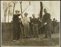 Joe Louis golfing in US Army attire