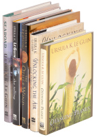 Five first edition books signed by Ursula K. Le Guin