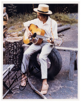 Original photograph of Bob Dylan, signed