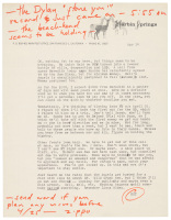 Hunter S. Thompson typescript letter, 1966