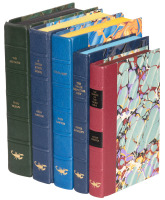 Five finely bound mysteries from Scorpion Press