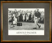 Arnold Palmer, St. Andrews 1960 - signed framed photograph