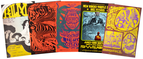 Bill Graham Presents Fillmore Posters