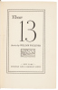 These Thirteen - 2