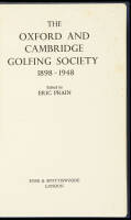 The Oxford and Cambridge Golfing Society, 1898-1948