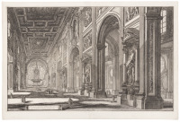 Veduta interna della Basilica di S. Giovanni Laterano