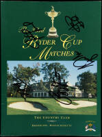 The 33rd Ryder Cup Matches - Official program signed by American team golfers