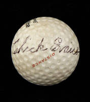 Golf Ball Signed by Chick Evans