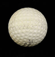 Golf Ball Signed by Lawson Little