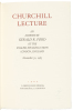 Churchill Lecture: An Address by Gerald R. Ford at the English-Speaking Union, London, England. November 30, 1983 - 4