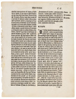 Original leaf from the Polychronicon