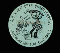 Badge for a player's wife from the 46th U.S.G.A. Open Championship, 1946