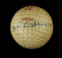 Vintage Golf Ball signed by Bob Cruickshank