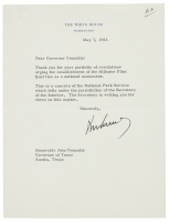Memorandum from John F. Kennedy to John Connally