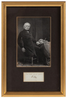 Framed portrait of Henry Clay with signature