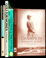 A selection of four works on Women in Golf