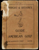 Wright & Ditson's Guide to American Golf [on cover]. The Rules of Golf as Approved by the Royal and Ancient Golf Club of St. Andrews in 1899. With Rulings and Interpretations by the Executive Committee of USGA in 1900
