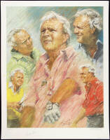 Arnold Palmer - limited edition color print, signed