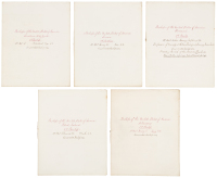 Letters from five Episcopal Bishops in the United States to Anne Mackenzie, British writer and sometime missionary in Africa