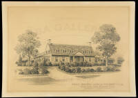 White Beeches Golf & Country Club, East view from Haworth Drive - original sketch