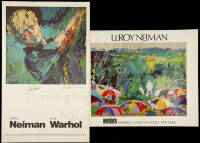 Three posters of LeRoy Neiman art, signed by the artist or golfers