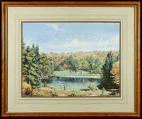 14th Hole at Pine Valley - original painting