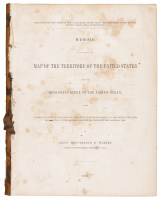 Memoir to Accompany the Map of the Territory of the United States from the Mississippi River to the Pacific Ocean