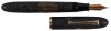 PLATINUM: Old Coins "Volcano Surface" Pre-War Maki-e Fountain Pen