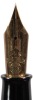 PLATINUM: Old Coins "Volcano Surface" Pre-War Maki-e Fountain Pen - 2