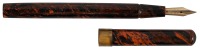 PARKER: No. 20 Eyedropper Fountain Pen, Mottled Red and Black Hard Rubber