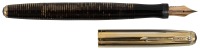 PARKER: Vacumatic Imperial Fountain Pen, Emerald Pearl Celluloid, 14K Rolled Gold Cap