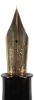 PLATINUM: Black Lacquer Hannya Mask Vintage Fountain Pen - 3