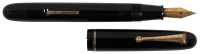 DUNHILL-NAMIKI: Black Lacquer Balance-Form Vintage Fountain Pen