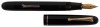 DUNHILL-NAMIKI: Black Lacquer Balance-Form Vintage Fountain Pen