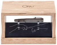 OMAS: Michelangelo Limited Edition Sterling Silver and Marble Fountain Pen * Prototype