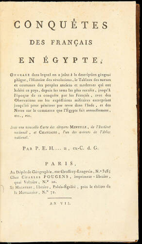 Conquetes des Francais en Egypte