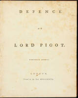 Defence of Lord Pigot