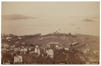 San Francisco Bay - Mt. Tamalpais and Alcatraz Island - from Telegraph Hill, San Francisco, Cal.