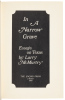 In A Narrow Grave: Essays on Texas - 2