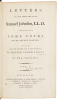 Letters to and from the Late Samuel Johnson, LL.D. To Which are Added Some Poems Never Before Printed. Published from the Original Mss. in Her Possession - 2