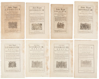 Fourteen Acts passed by the Parliament of Great Britain pertaining to the evolving relationship between Britain and her sometime colonies