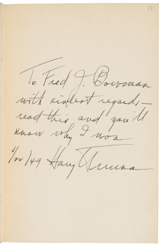The Truman Program: Addresses and Messages by President Harry S. Truman