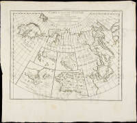 Carte des parties Nord et Est de l'Asie qui Comprend les Côtes de la Russie Asiatique, le Kamschatka, le Jesso, et les Isles du Japon, dressée en 1764 par M***, Nouvelle édition réduite par M. de Vaugondy 1772