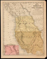 No. 15 Map of Oregon and California, Engraved to Illustrate Mitchell's School and Family Geography