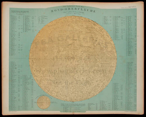 Lot of 3 celestial & lunar charts