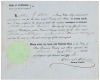 Discharge document for sailor from the U.S. Sloop of War Preble - 5