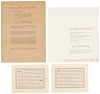 Oyez. Poems in Broadside: First Series - 4
