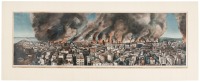 Destruction of San Francisco by Earthquake and Fire, April 18th, 1906: Every building shown in the above picture was destroyed by the Great Fire