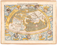 Ptolemaisch General Tafel Begreiffend die Halbe Kugel der Weldt